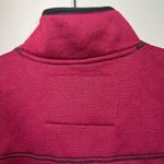 Powder River Outfitters Panhandle Womens 1/4 Zip Pullover Burgundy Pockets Large Red Photo 10