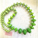 Garold Miller green beaded necklace and earrings set Photo 3