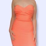 Bebe Vintage  bandage strapless dress with built in bra Photo 1