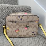 Coach Mini Camera Bag In Signature Canvas With Dreamy Veggie Print butterfly C8752 Photo 3