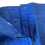 Jennifer Eden Ramie Blend Skirt Blue Size 6 Photo 4