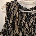 HD in Paris ANTHROPOLOGIE  Violante Black Lace Fit & Flare Dress Size L Photo 6