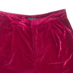 Akira  Velvet Pants in Magenta Photo 1