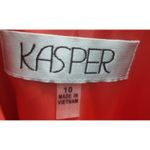 Kasper Women's Orange Blazer Jacket Size 10P Two Button Tailored Fit Photo 2