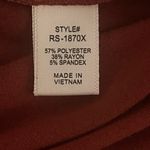 Zenana Outfitters Women’s Plus Size 2XL Dark Rust Tulip Hem W/ Pockets Elastic Waist Skirt Photo 7