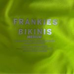 frankie's bikinis Frankie’s Bikinis Neon Green/Slime Hazel Underwire Bikini Top And Tie Up Bottoms Photo 6