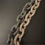 Chain Glittery Infinity Statement necklace Tri Photo 3