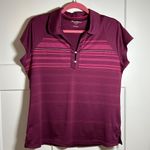 Large golf polo, women’s golf shirt Purple Photo 0