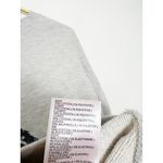 Anthropologie  Maeve Best In Show Dog Sweatshirt Size XS Grey Preppy Quirky Photo 6