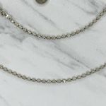 Skinny Dainty Rhinestone Silver Tone Chain Belt Y2K One Size (OS) ✨ Photo 3