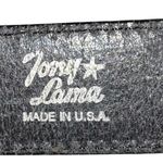 Tony Lama  Black Leather Belt with southwest design! Photo 7