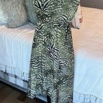 YA Los Angeles Jungle Dress Wrap High Low Strapless Beach Off Shoulder Medium Photo 0