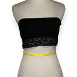 PINK - Victoria's Secret  medium black lace bandeau Photo 0