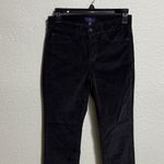 NYDJ Corduroy Pants Women's Size 0P Black Slim Fit Stretch Skinny Curduroy Photo 4