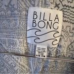 Billabong  Aztec Black & White Printed Open Front Cardigan Size S/M 100% Cotton Photo 4