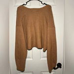 Size Large BDG Valeria V-Neck Cropped Sweater Photo 10