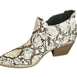 a.n.a . Memory Foam Booties D Snake Ankle Boots size 8.5 Slip-on Multicolored Photo 0