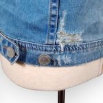 BLANK NYC Iconic Size Medium Distressed Traffic Jam Trucker Jean Jacket Photo 4