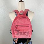 Juicy Couture  Big Spender Velour Medium Sized Backpack Pink Lemonade￼ Photo 1