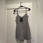 White Fox Boutique Clearly Into You Ribbed Playsuit - Grey Photo 6