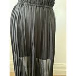 Charlotte Russe Y2k Prom Black Halter Egyptian Gold Beaded Maxi Dress Formal L Photo 8