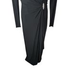 Lauren Ralph Lauren Black Long Sleeve Evening Gown Size 6 Formal Photo 4