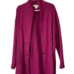 Saltwater Luxe  Desreeny Pink Long Cardigan Duster Sweater Size Small Magenta Photo 2