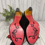Womens Size 7 Poetic Licence Playland Cherry Peep Toe EUC Red Photo 7