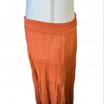 French gear vintage burnt orange boho maxi skirt whimsigoth fall hippie pockets Size M Photo 4