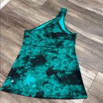 Lululemon  One Shoulder Tank Clouded Dreams Cosmic Teal Multi / Black size 4 Photo 4