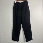Max Mara  Dark Heather grey high rise cuffed 100% wool trousers size 8 READ Photo 1