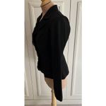 Hot Kiss ‎ Black Blazer Lace Accent Whimsigoth Dark Romantic Y2K Photo 4