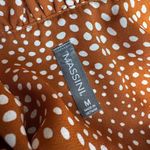 Massini Women’s Polka Dot Ruffled Neck Long Sleeve Shift Dress Size M Photo 5