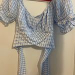 Vestique Plaid Wrap Crop Top  Photo 0