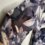 Honey Punch  Sheer Dark‎ Floral Whimsigoth Fringe Trim Kimono Cardigan Photo 5