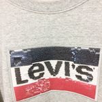 Levi's NEW women's XL belly cropped embellished sweatshirt NWD minor defects Photo 1