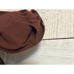 Nike Yoga Luxe High Rise Ankle 7/8 Scallop Eyelet Leggings Burgundy Size Medium Photo 8