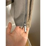 Michael Kors Genuine Suede Grey/Beige Leather Motorcycle Jacket Photo 4