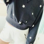 Abercrombie & Fitch Cropped Star Print Crew Neck  Photo 0