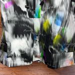 Abstract Print Women's Romper Black Size XL Photo 2