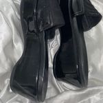 Prada  40 patent leather black platform sandals Photo 4