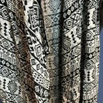 LuLaRoe NWT WO SIZE SMALL OPEN FRONT WATERFALL DUSTER BLACK CREAM GEO DESIGN Photo 9