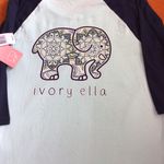 Ivory Ella T-SHIRT DRESS (SzM) Photo 3
