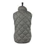 J.Crew  Vest Down Filled Quilted Puffer Herringbone Black Tan Women’s Size Small Photo 4