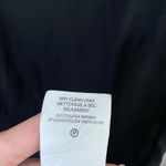 Vince  Collared Silk Shirt Dress Black Size Small Neutral Elegant Business Photo 6