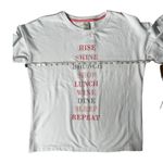 Sonoma  Life and Style Womens Long Sleeve Graphic Crew Neck Sweatshirt Sz L Photo 3