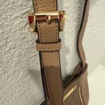 Michael Kors MICHAEL  Moxley Crossbody Moto Bag Small Khaki Tan Leather Photo 9