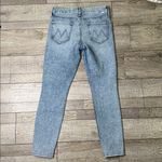 MOTHER Denim MOTHER The Looker Ankle Light Blue Skinny Jeans Photo 2