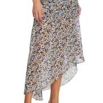 Veronica Beard  - Lucien Silk Floral Midi Skirt Photo 0