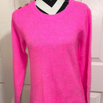 Lilly Pulitzer  Morgen Bright Pink Sweater with Button Detail Photo 0